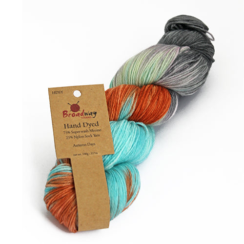 Hand Dyed Sock Yarn 4ply – Broadway Yarns