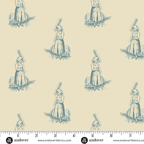 Laundry Basket Fabric - Farmer's Daughter - by Edyta Sitar