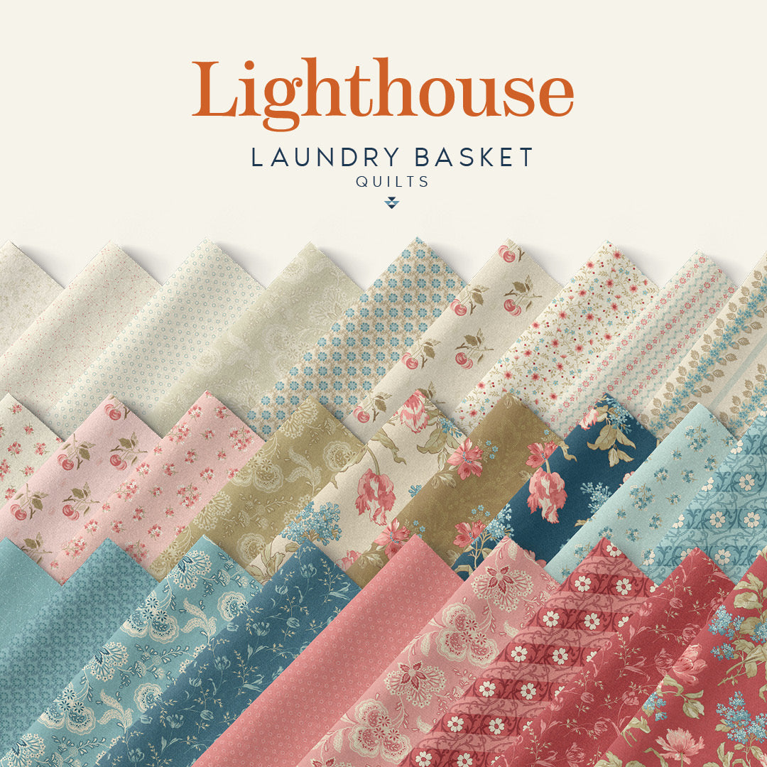 Laundry Basket Fabric - Lighthouse- by Edyta Sitar