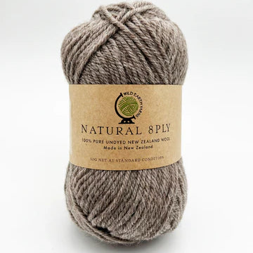 Wild Earth Yarn - Natural Undyed Yarn 8ply