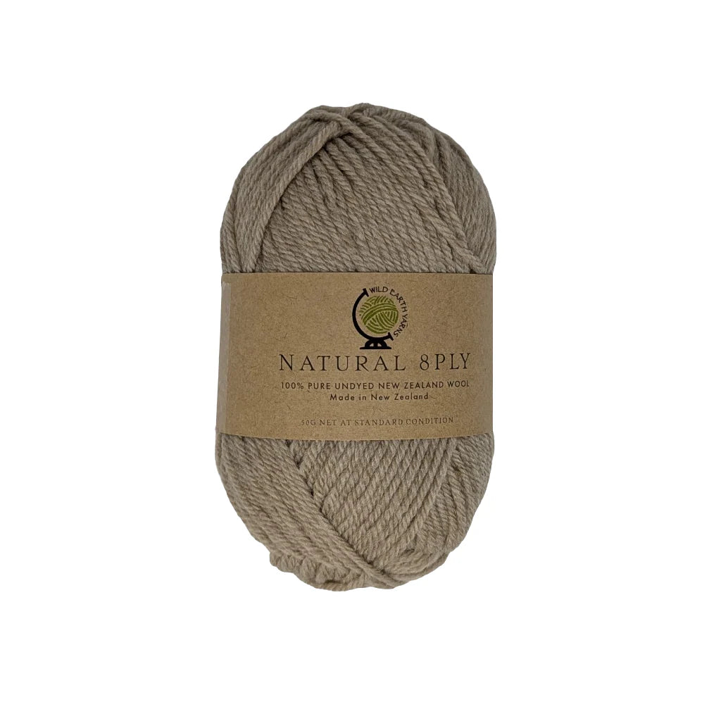 Wild Earth Yarn - Natural Undyed Yarn 8ply